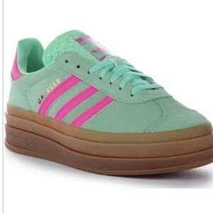 Adidas Gazelle Women's Sneakers - Mint and Pink